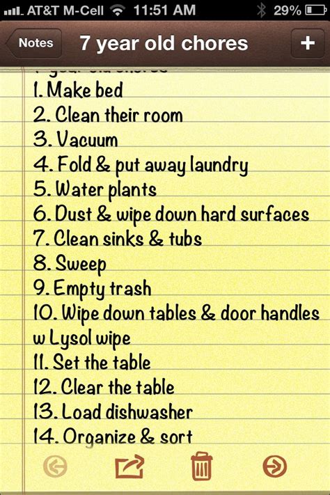 7 Year Old Chores 7 Year Old Chores Chores For Kids Charts For Kids