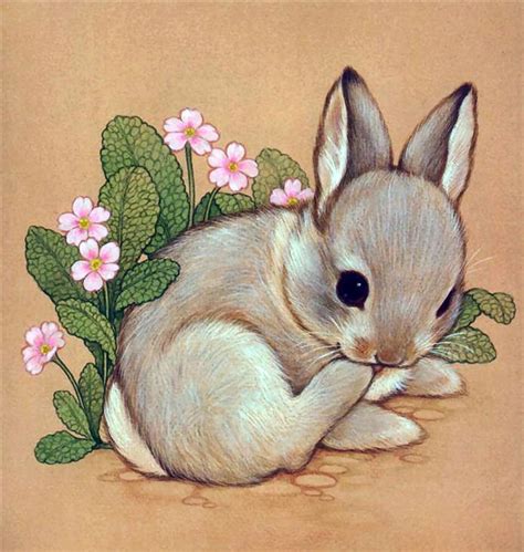 Illustration By Ruth Morehead Cute Drawings Animal Drawings Bunny Art
