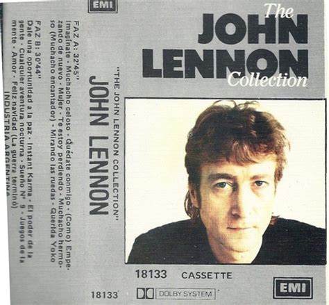 John Lennon The John Lennon Collection 1982 Dolby System Cassette