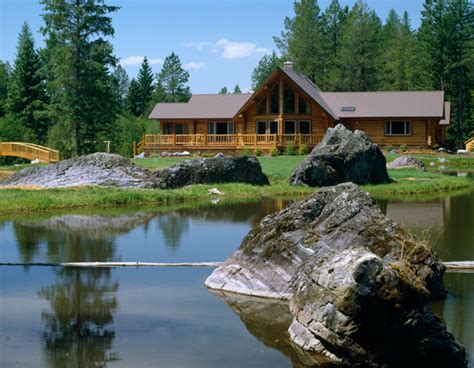 Montana Log Homes Handcrafted For 40 Years Montana Log Homes