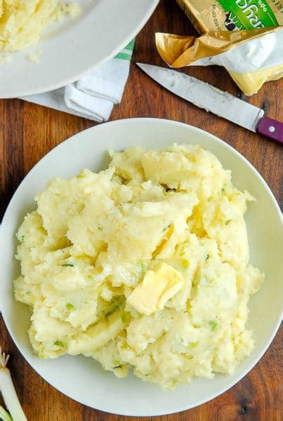 Irish Potato Champ Traditional Mashed Irish Potatoes