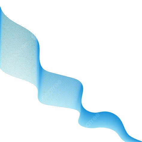 Blue Wave Lines Blue Wave Blue Wave Png And Vector With Transparent