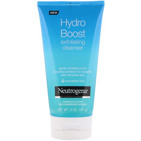 How to use neutrogena® hydro boost® water gel face cleanser step 1: Neutrogena Hydro Boost Exfoliating Cleanser 5 oz 141 g ...