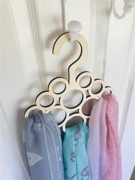 Wooden Scarf Hanger Plywood Scarf Organiser Clothing Etsy