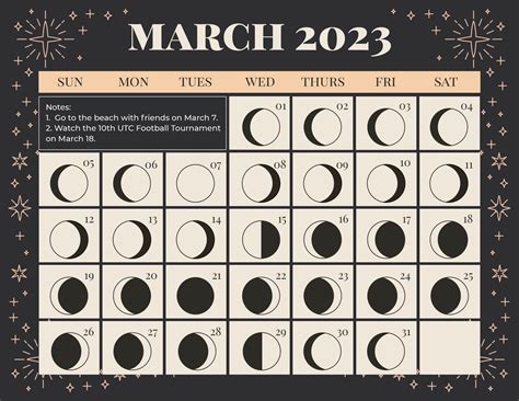 Moon Phases 2024 Calendar Printable