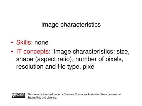 Ppt Image Characteristics Powerpoint Presentation Free Download Id