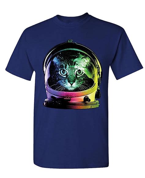 Neon Space Cat Kitty Astronaut Kitten S T Shirt 2102 Jznovelty