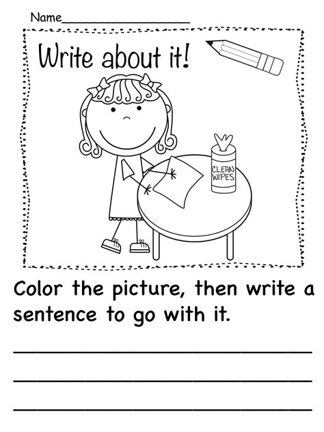 Kindergarten Writing Prompts With Pictures Kindergarten