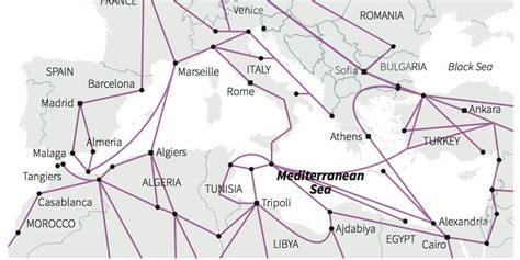 Migrant Route Maps Business Insider