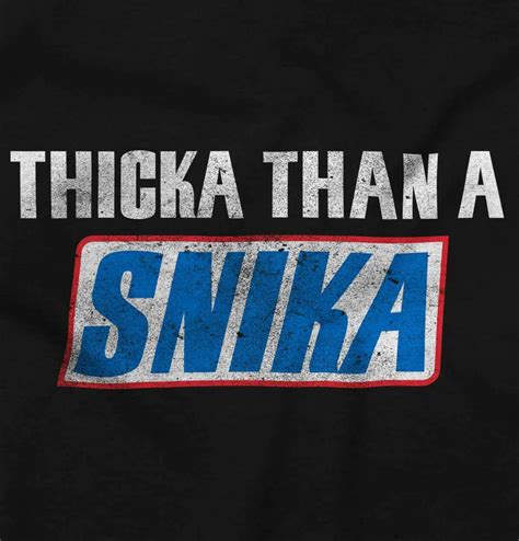 Thick Thighs Thicka Than A Snicka Funny Gift V Neck T Shirts Women V Neck Tees Ebay