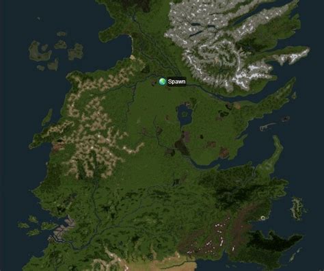 Map Westeros Minecraft Maps Of The World