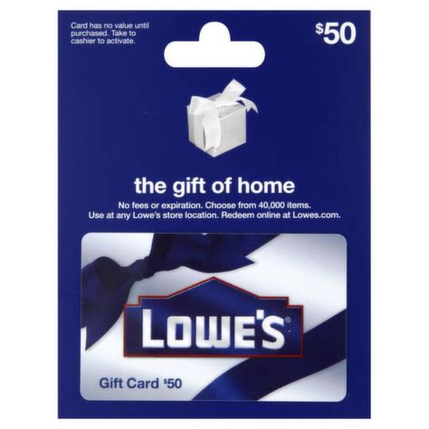 Lowe S Gift Card