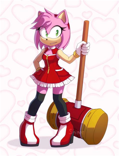 Amy Rose Hedgehog Art Sonic The Hedgehog Sonic Boom A