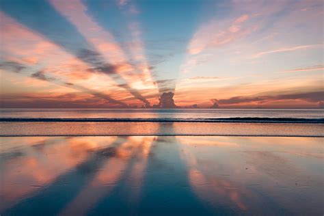 Free Images Sea Water Ocean Horizon Cloud Sunrise
