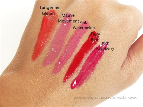 Avon Glazewear Lip Gloss Swatches And Review The Shades Of U My XXX