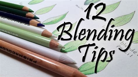 12 Blending Tips For Colored Pencils Youtube