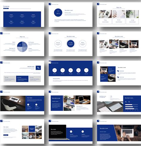 Blue Creative Design Premium Powerpoint Template Original And High