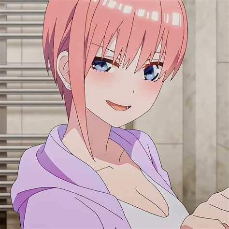 An Anime Character With Pink Hair And Blue Eyes
