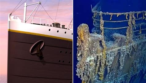 New Images Of Titanic Wreck Revealed Titanic Wreck Ti