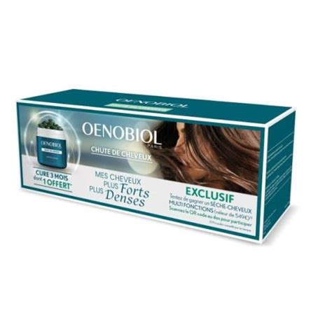 Oenobiol Chute De Cheveux 3x60k Anti Chute Pozostałe Włosy