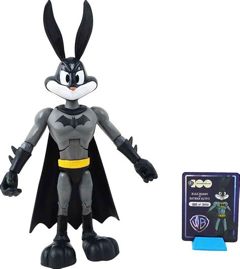 Looney Tunes X Dc Wb100 Bugs Bunny In Batman Outfit 7 Inch Action Figu