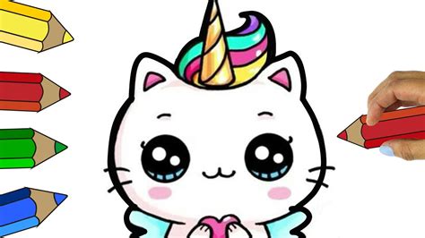 Como Dibujar Un Gato Unicornio Kawaii Dibujos Kawaii Faciles The Best Porn Website