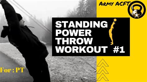 Army Workout Plan Acft Training Standing Power Throw Workout 1