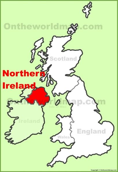 Northern Ireland Maps Uk Discover Northern Ireland With Detailed Maps