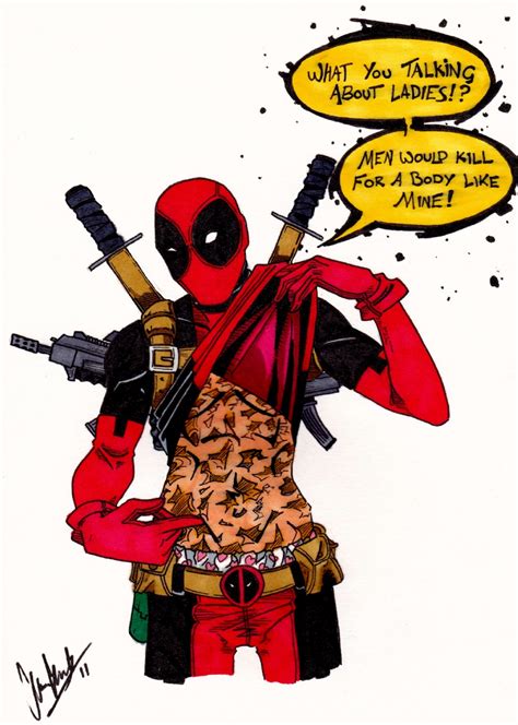 deadpool in callum laird s comic book characters comic art gallery room