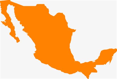 Mexico Png Mapa De México Vector Hd Png Download 5646063 Png