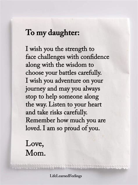Tô My Special And Lovely And Caring Daughter 💜 Mother Quotes My