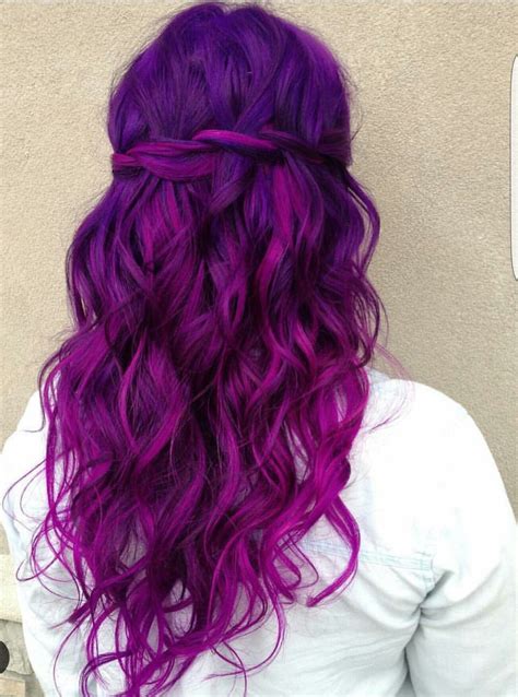 hair trends hottest hairstyles we re obsessed with purple ombre hair bright hair ombre