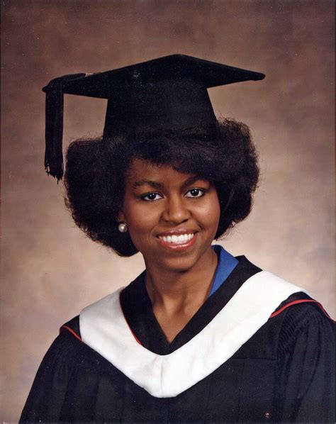 Yearbook Michelle Obama As A Child Michelle Obama S Transformation
