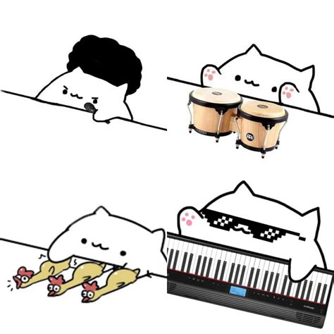 ¿cómo Nació Bongo Cat El Famoso Meme Del Gato Musical — Rockandpop