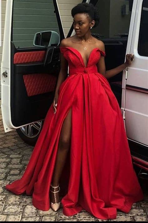 Red Ball Prom Dressafrican Dresses For Prombridesmaids Etsy Ankara