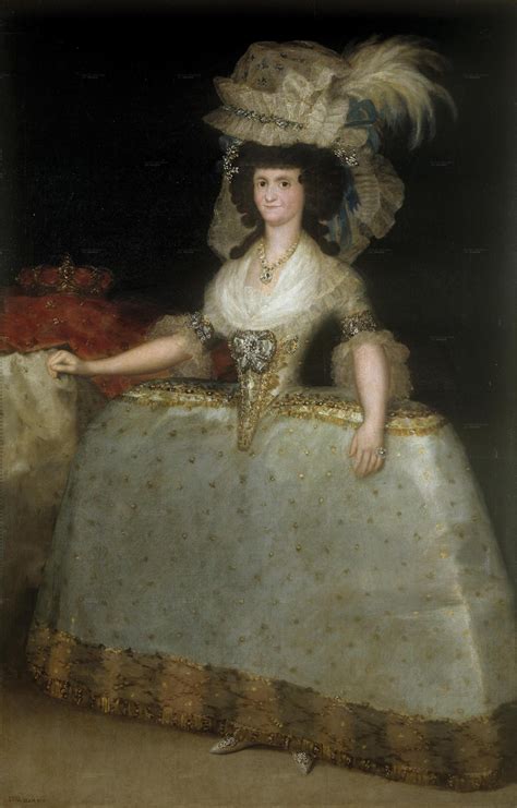 Artpedia Francisco De Goya Maria Luisa De Parma Con