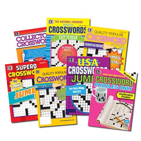 7 Crossword Magazines Kappa Puzzles
