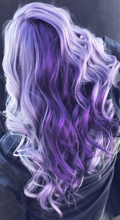 21 Flattering Purple And Lavender Ombre Hair Colors For 2019 Lavender