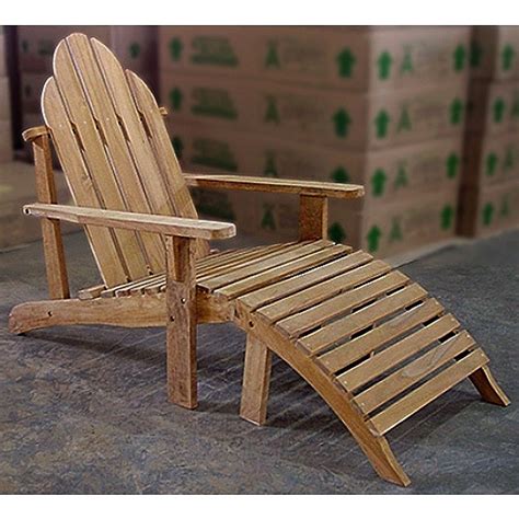 Teakcraft teak folding arm chair, 2 piece set, fully assembled, wooden outdoor chair or indoor, wood lounge chair, patio dining chairs, themillenim. Teak Adirondack Deck Chair and Ottoman