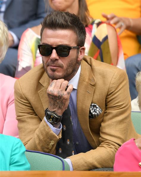 David beckham is one of britain's most iconic athletes whose name is also an elite global advertising brand. David Beckham Shows You How To Win Wimbledon Without Playing Tennis