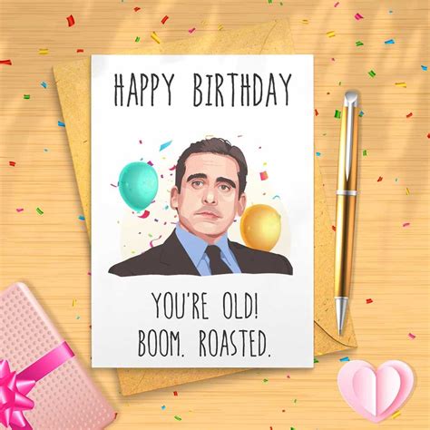 Funny Michael Office Birthday Card Birthday T Birthday Etsy The