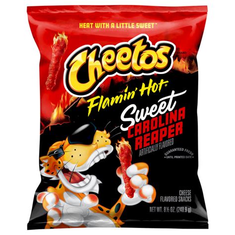 Save On Cheetos Flamin Hot Cheese Flavor Snacks Sweet Carolina Reaper Order Online Delivery Giant