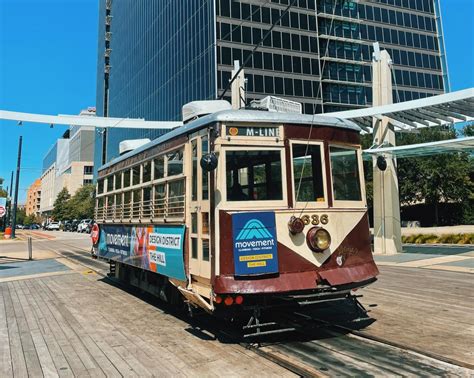Explore Dallas On The M Line Trolley Uptowns Free Vintage Public