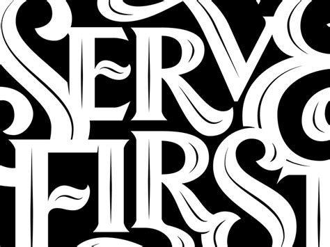 Serve First By Eric Friedensohn On Dribbble