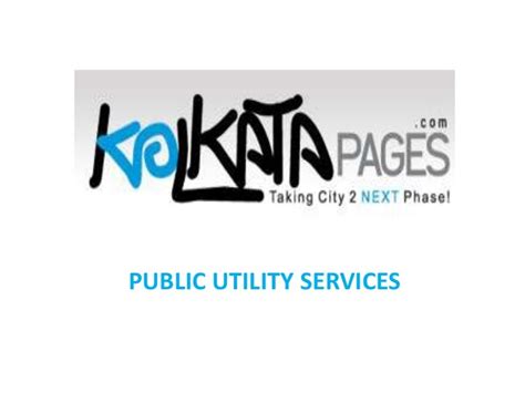 Public Utility Services Kolkata Pages
