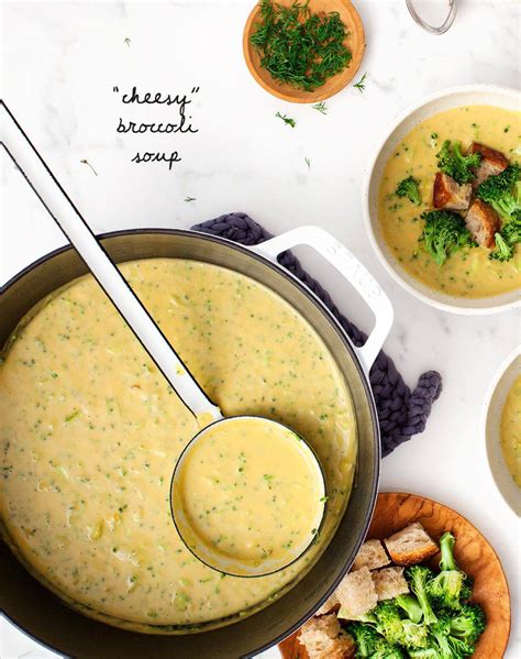 Vegan Broccoli Soup Recipe Love And Lemons