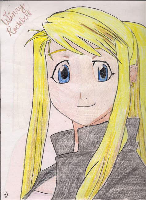 Winry Rockbell By Elyelectronic On Deviantart