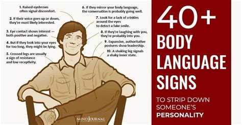 40 body language signs and cues to strip down someone s personality body language signs body