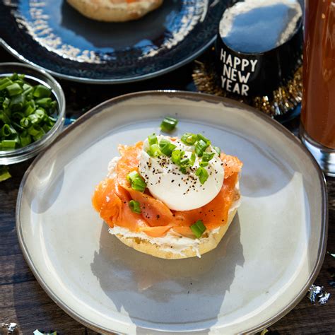 Salmon Poached Eggs With Bloody Mary Turano Baking Co