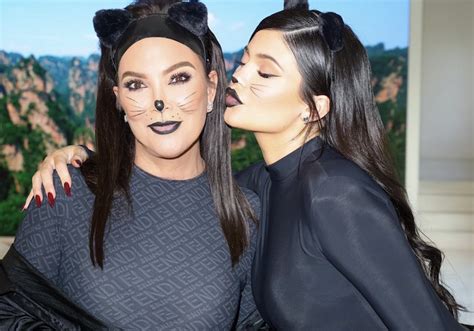 Kylie Jenner Wears Tame Black Cat Costume As Expectant Mom Takes Safe Route For Halloween